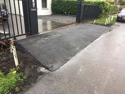 asfalt leggen oprit